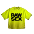 Toxic yellow raw sex  t-shirt