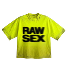 Toxic yellow raw sex  t-shirt