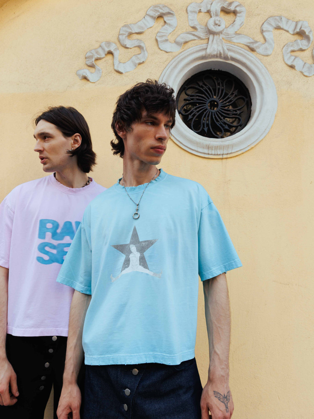 Baby pink raw sex t-shirt