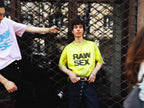 Toxic yellow raw sex  t-shirt