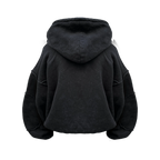 Vintage Washed Star Black Hoodie