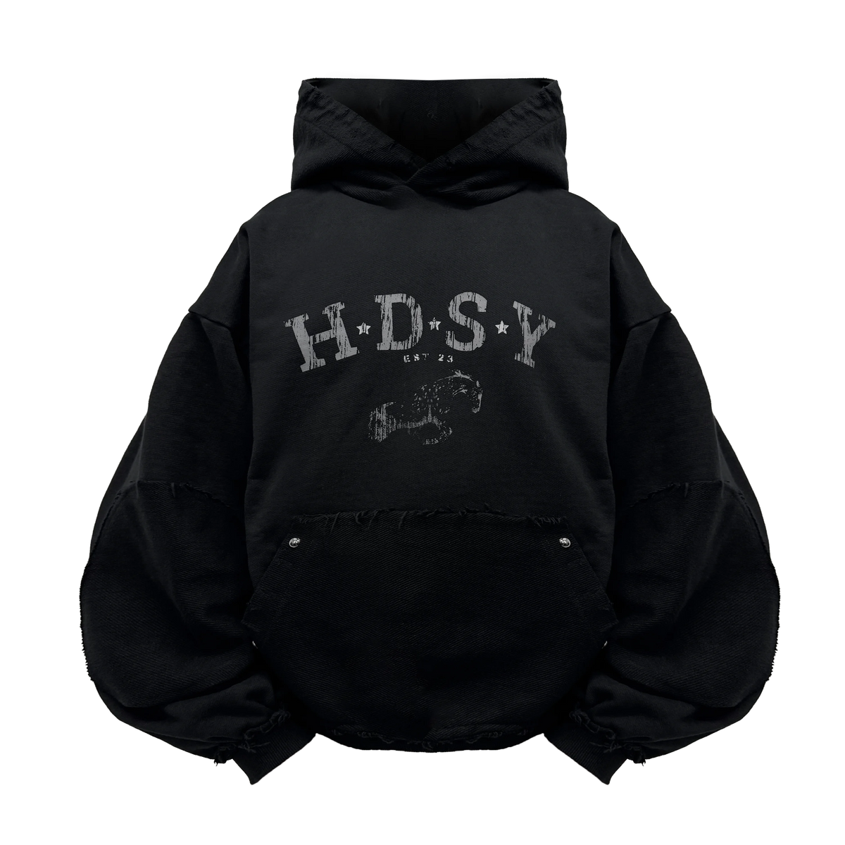 HDSY black hoodie