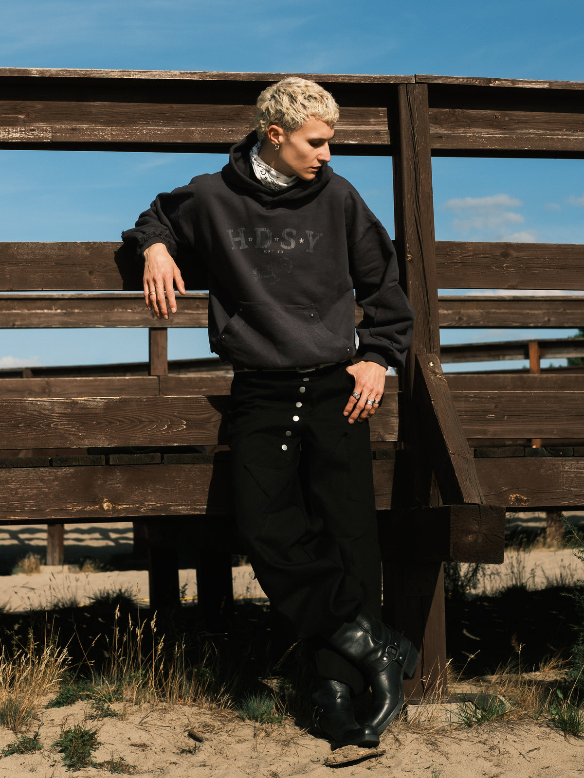 HDSY graphite hoodie