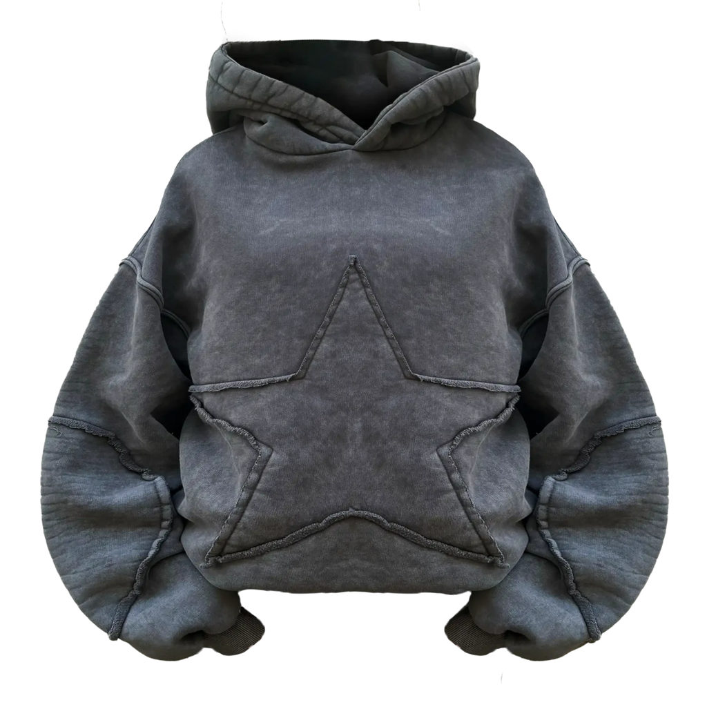 Vintage Washed Star Graphite Hoodie