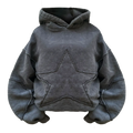 Vintage Washed Star Graphite Hoodie