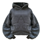 Vintage Washed Star Graphite Hoodie