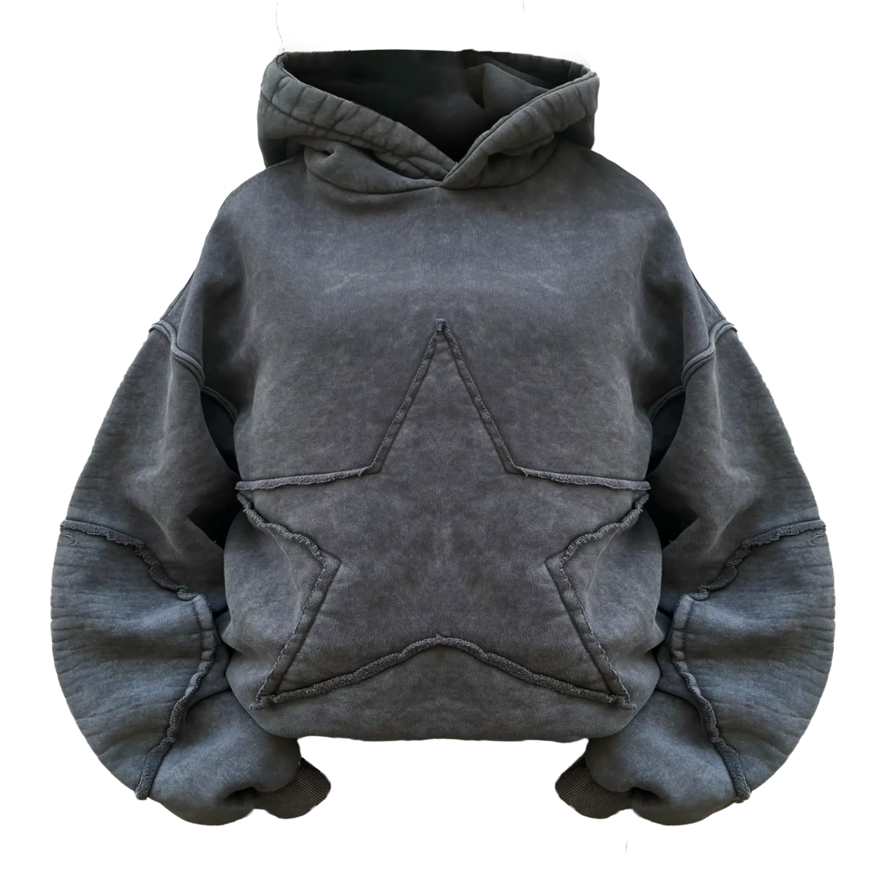 Vintage Washed Star Graphite Hoodie