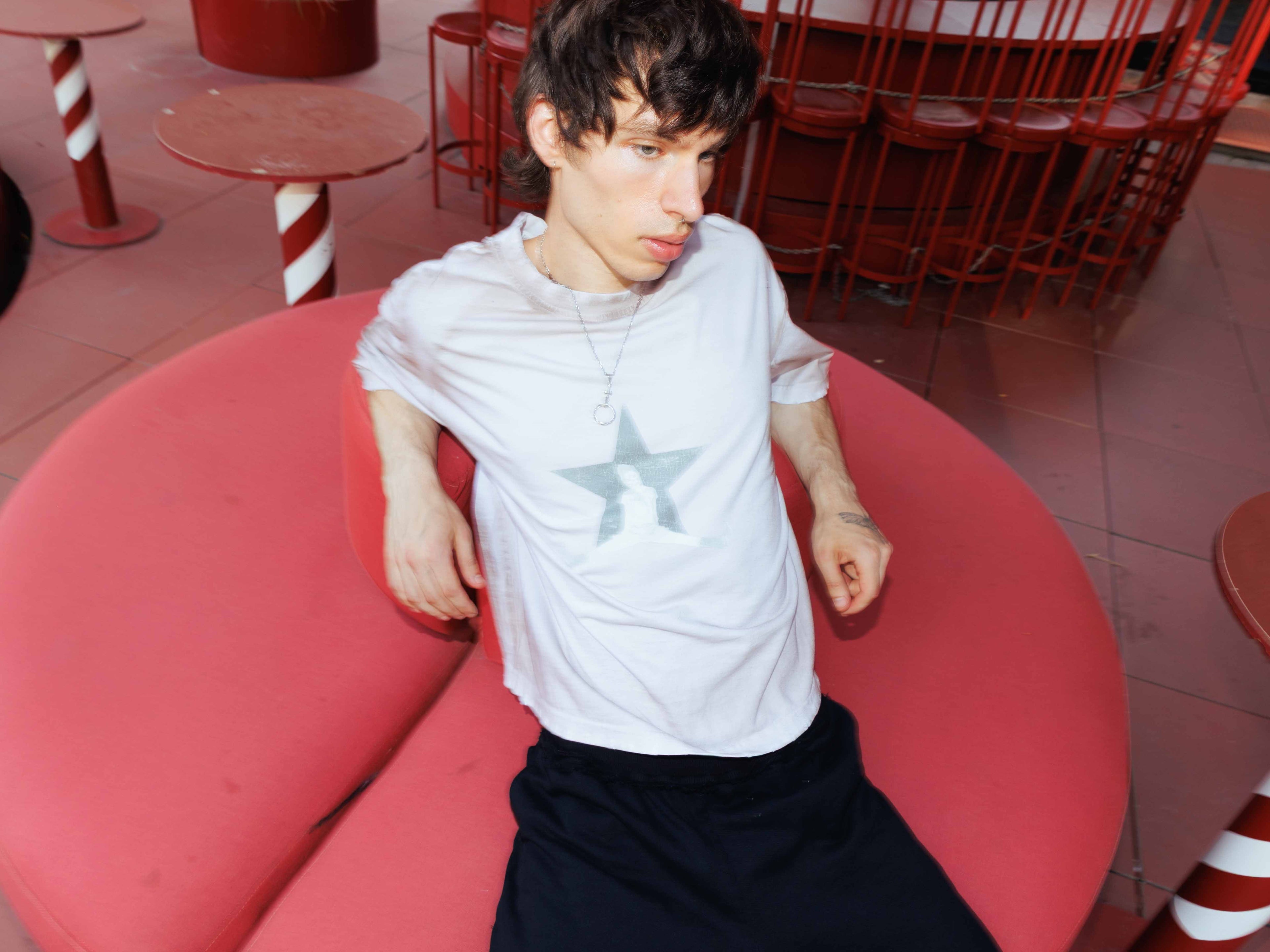 White rockstar t-shirt
