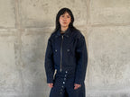 Blue raw jacket