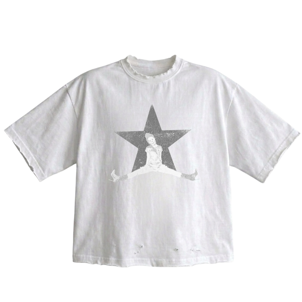 White rockstar t-shirt