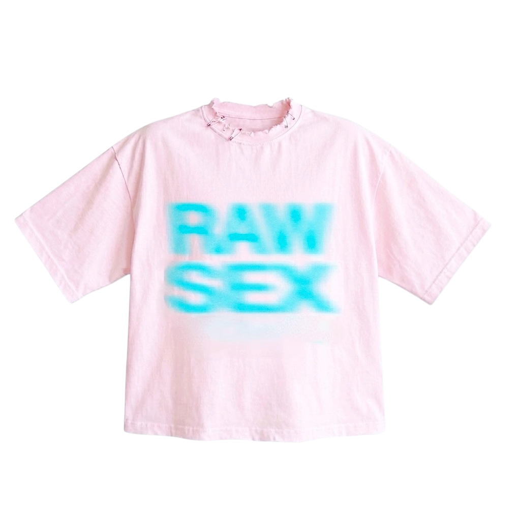 Baby pink raw sex t-shirt