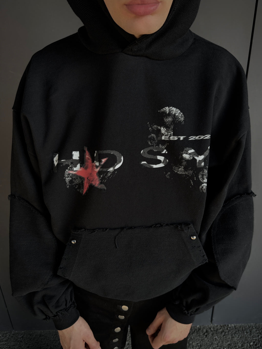Hollow hoodie