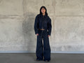 Blue raw jeans