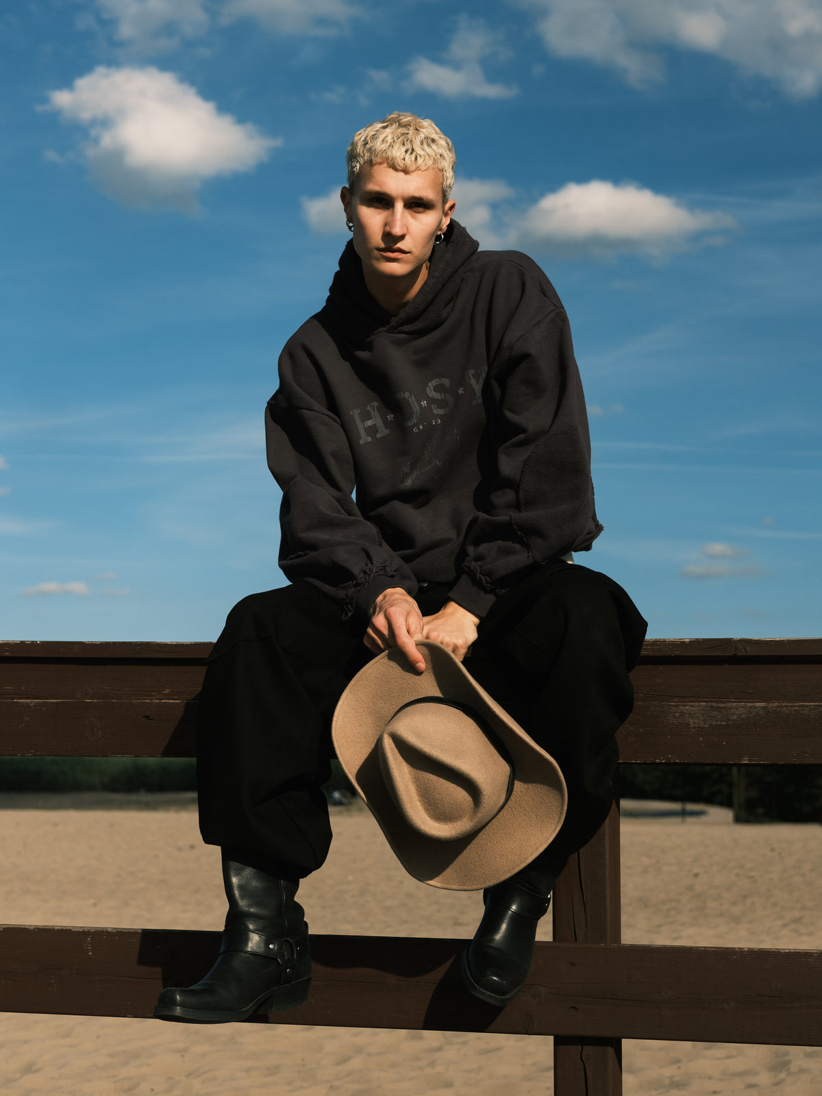 HDSY graphite hoodie