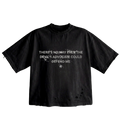 Black devil’s advocate t-shirt