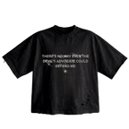 Black devil’s advocate t-shirt
