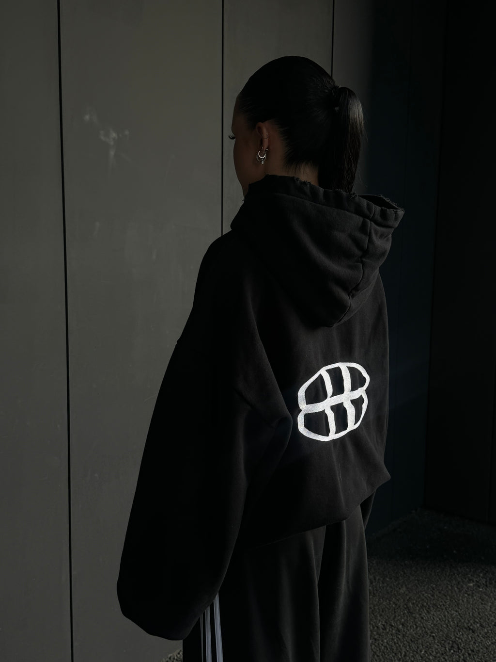 Vintage black hoodie