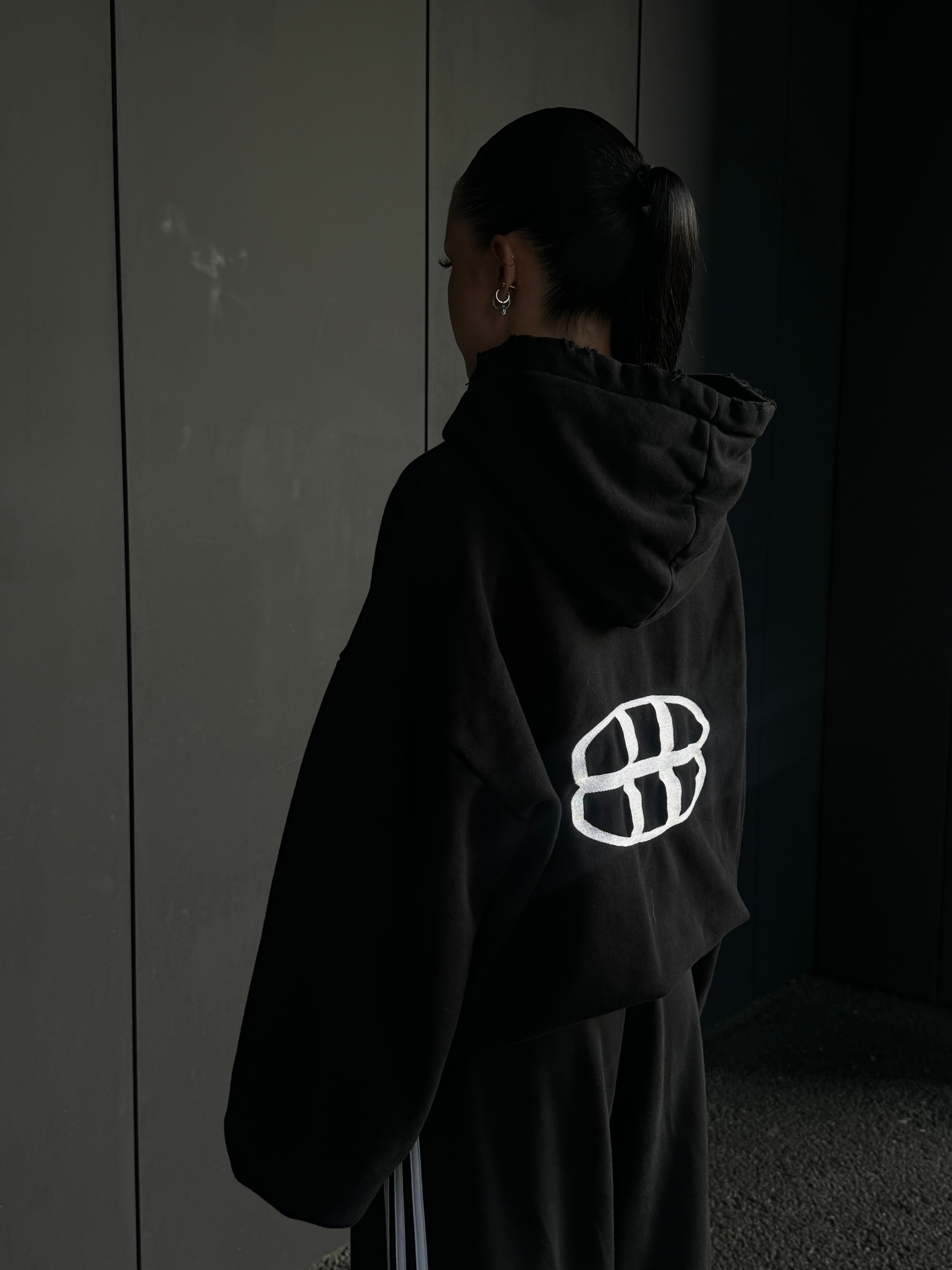 Vintage black hoodie