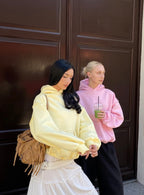 Baby pink basic hoodie