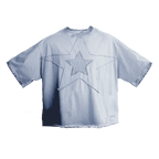 White raw star t-shirt