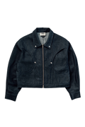 Blue raw jacket