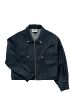 Blue raw jacket
