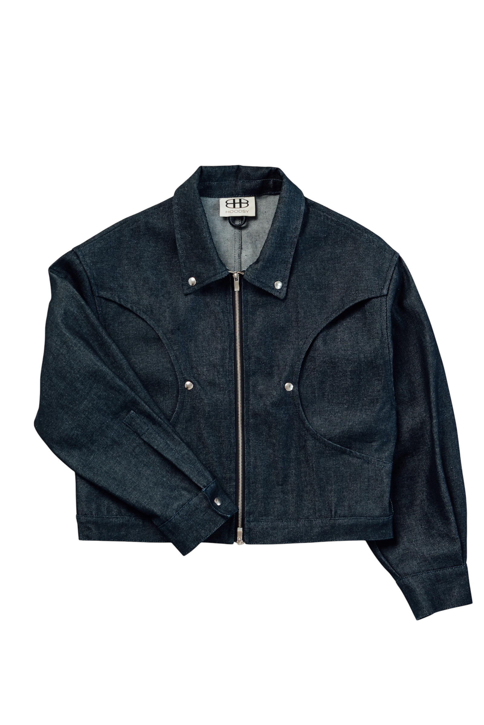 Blue raw jacket