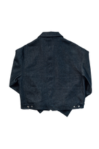 Blue raw jacket