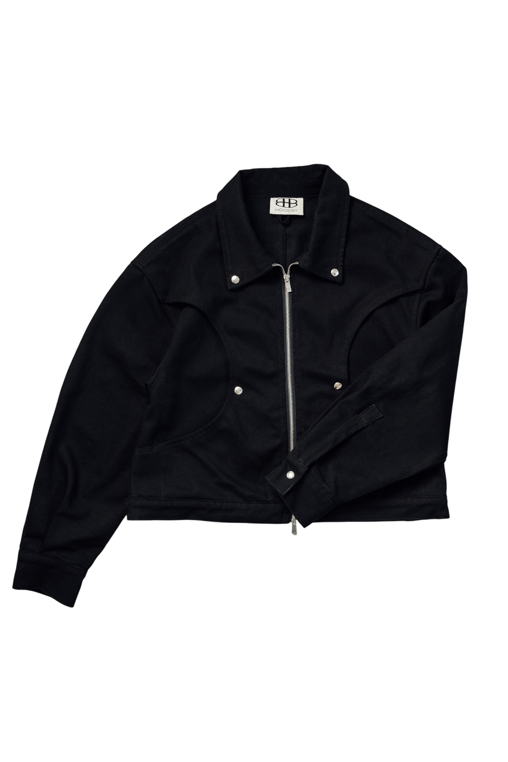 Black raw jacket