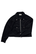 Black raw jacket