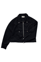 Black raw jacket