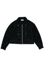 Black raw jacket