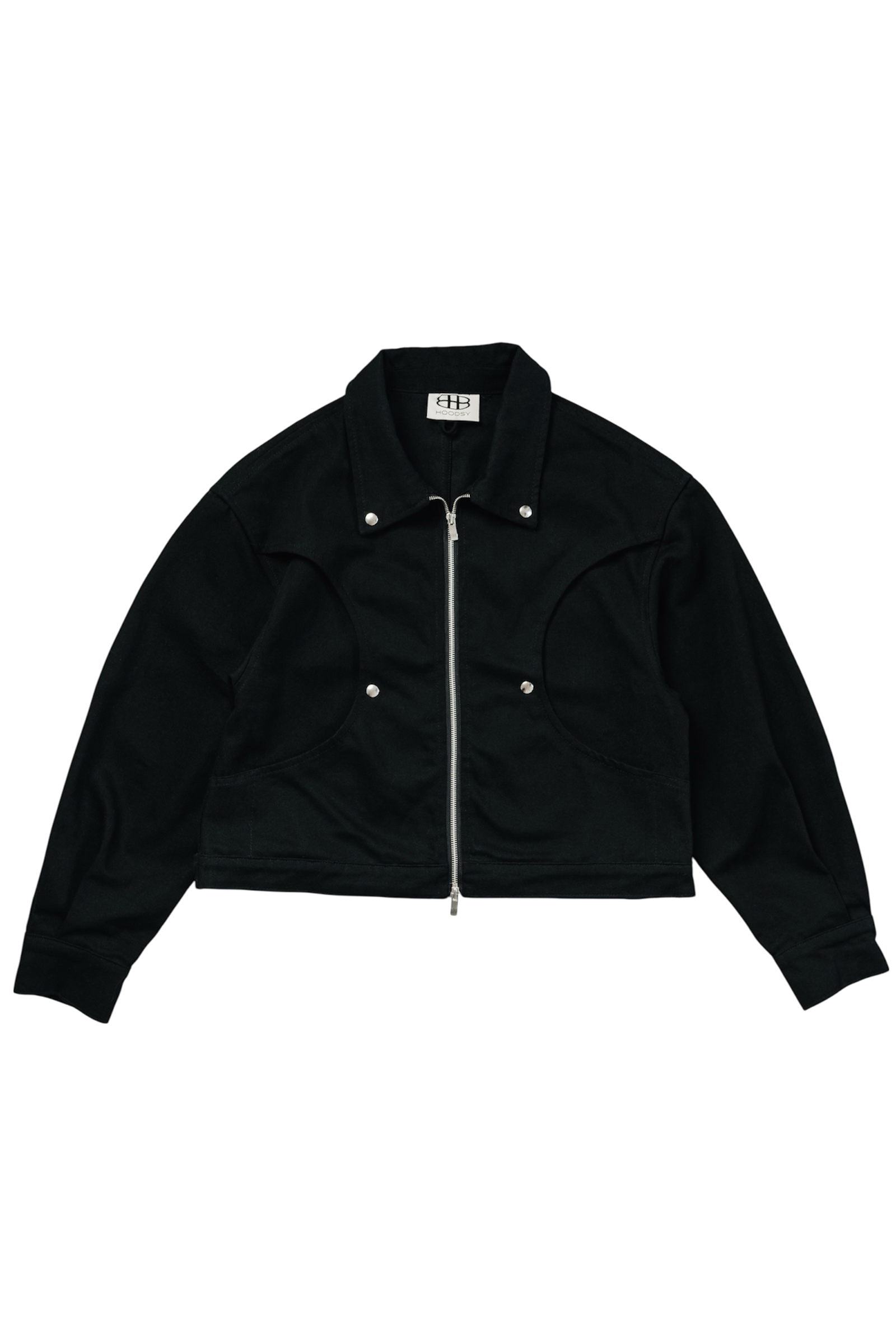Black raw jacket