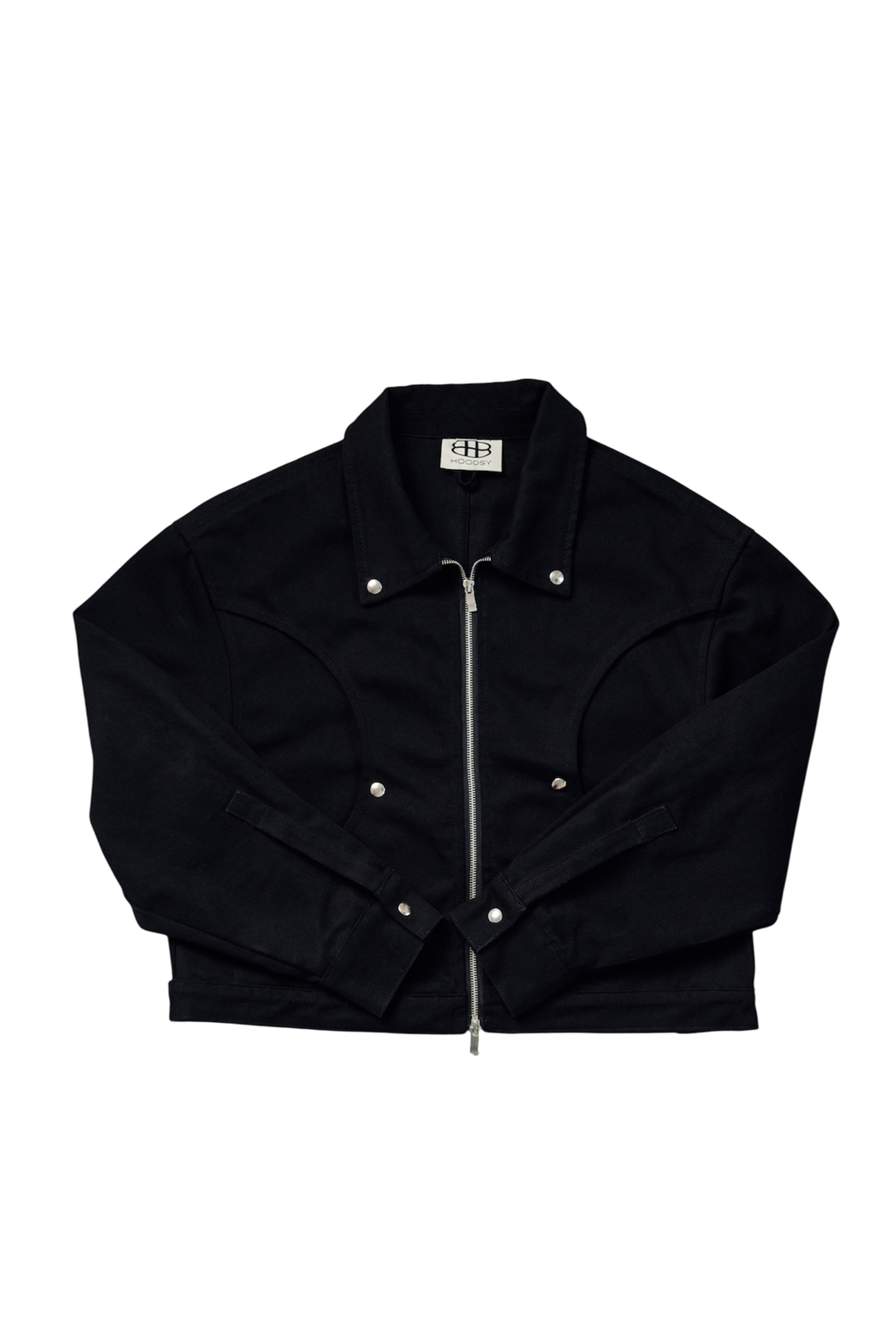 Black raw jacket