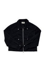 Black raw jacket