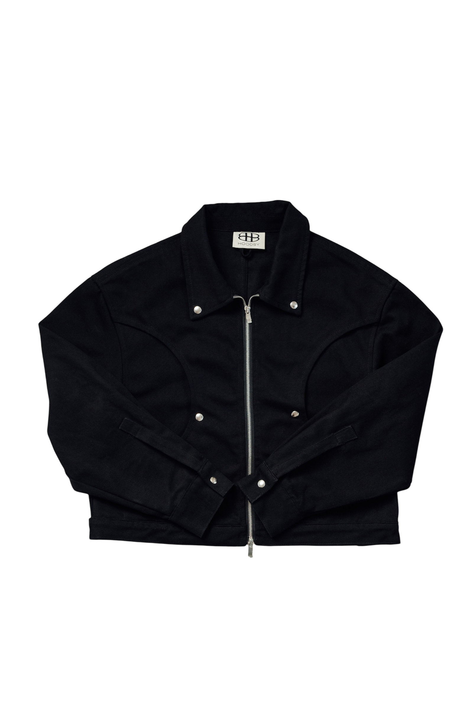 Black raw jacket