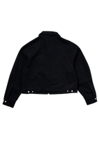 Black raw jacket