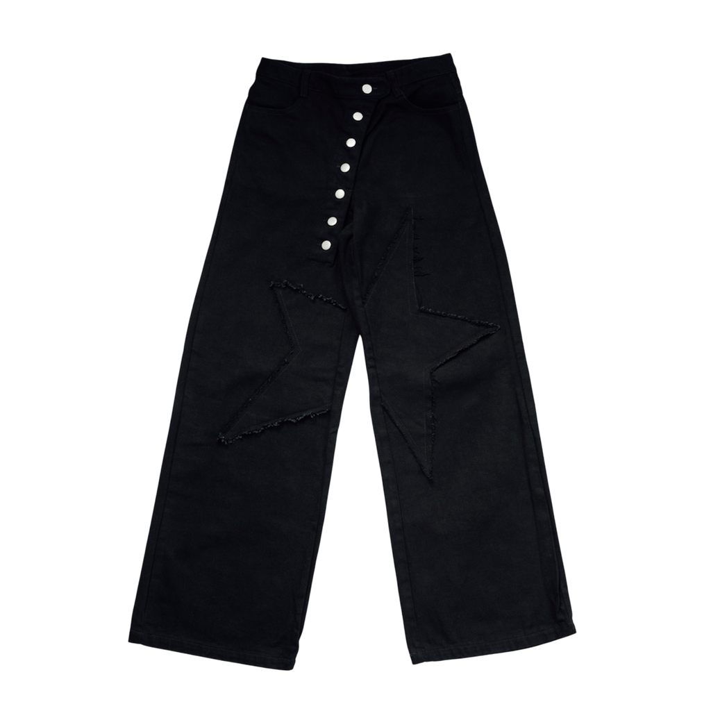 Black raw star jeans