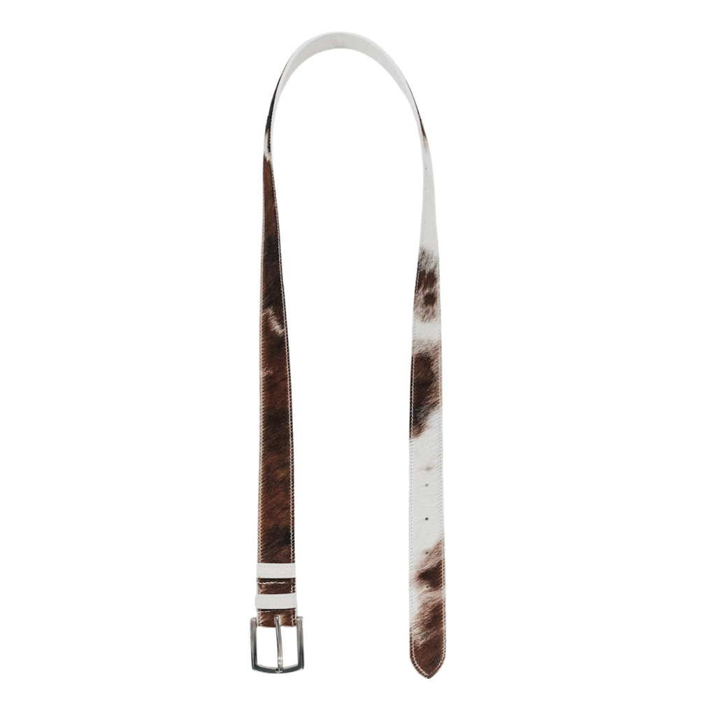 Cowhide leather belt