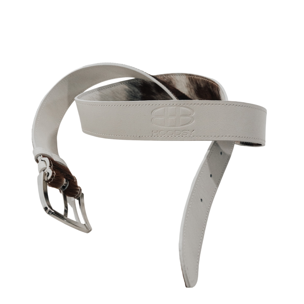 Cowhide leather belt