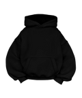 Black basic hoodie