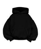 Black basic hoodie