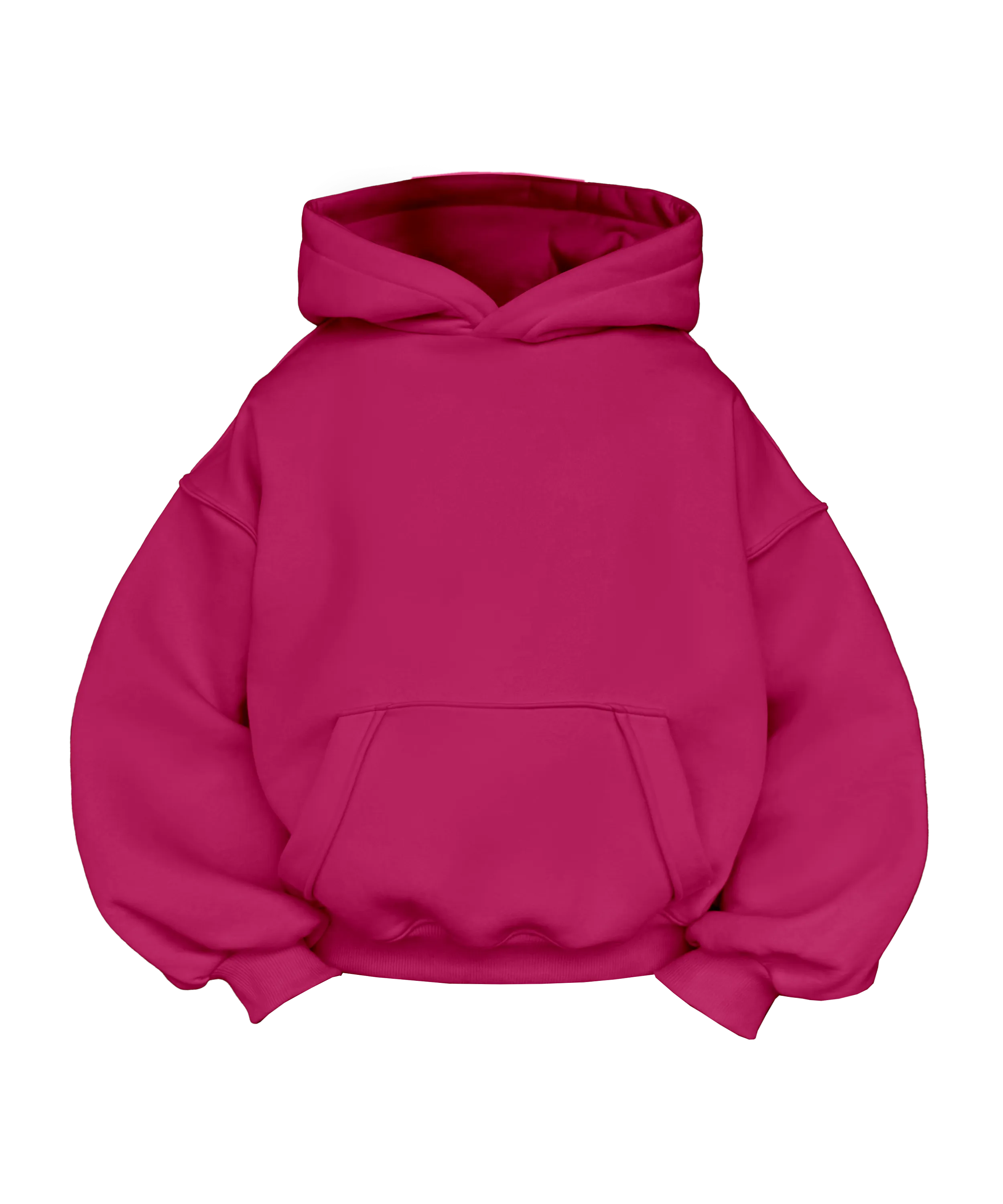 Pink basic hoodie