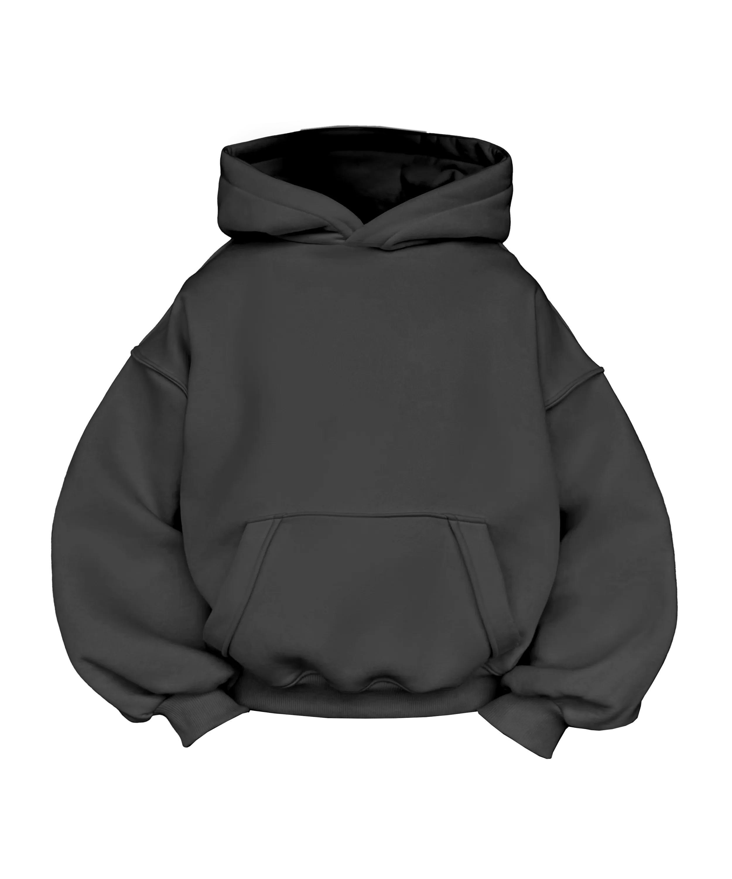 Graphite basic hoodie