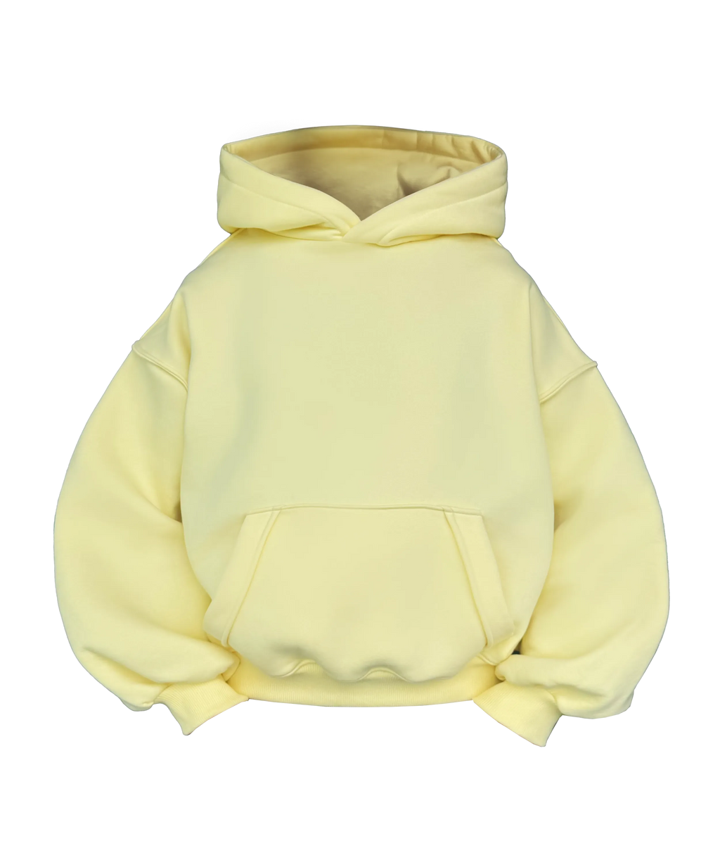 Yellow basic hoodie