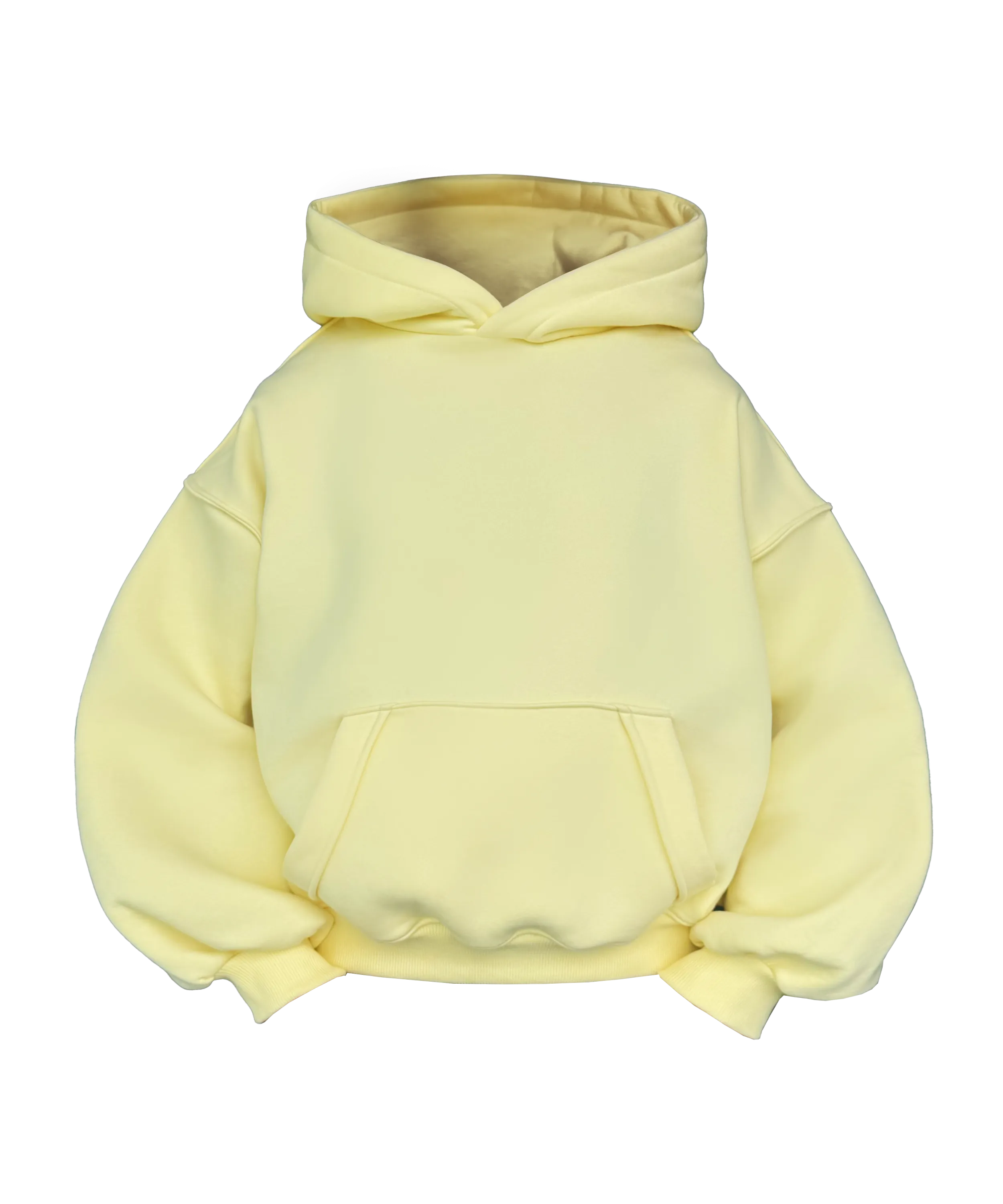 Yellow basic hoodie
