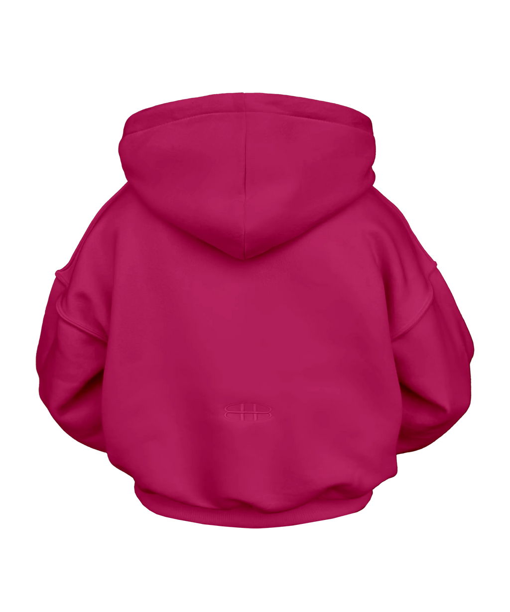 Pink basic hoodie