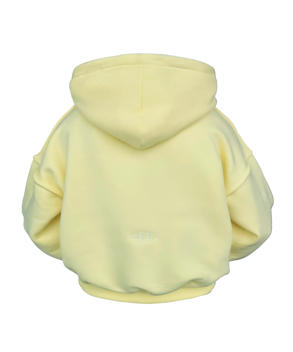 Yellow basic hoodie